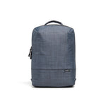 Mueslii daily backpack, made of  water resistant canvas nylon, with a laptop compartment, color slate grey, front view.