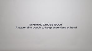 Mueslii crossbody,  made of water resistant canvas nylon