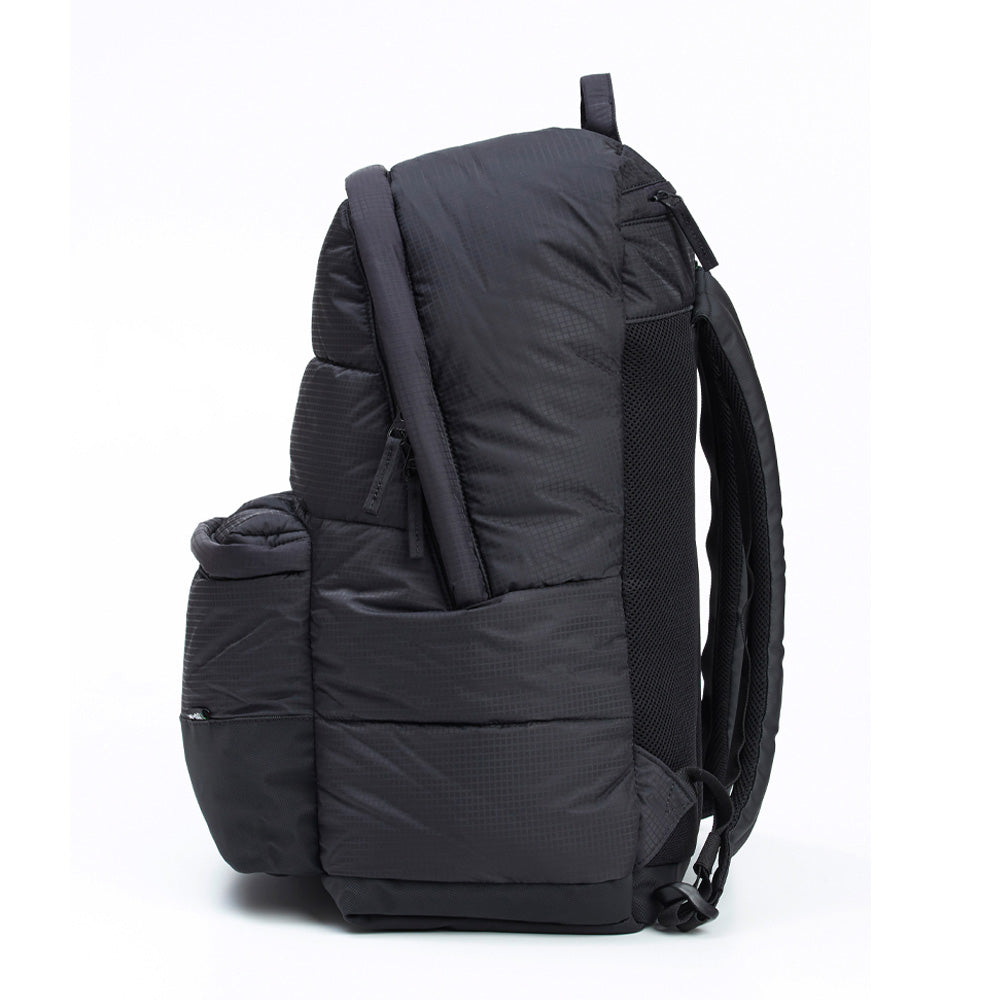 Mueslii XXL puffer backpack made of  coated nylon and Ykk zips, color rip stone nylon, dedicated inner laptop/ tablet pocket (up to 17”).