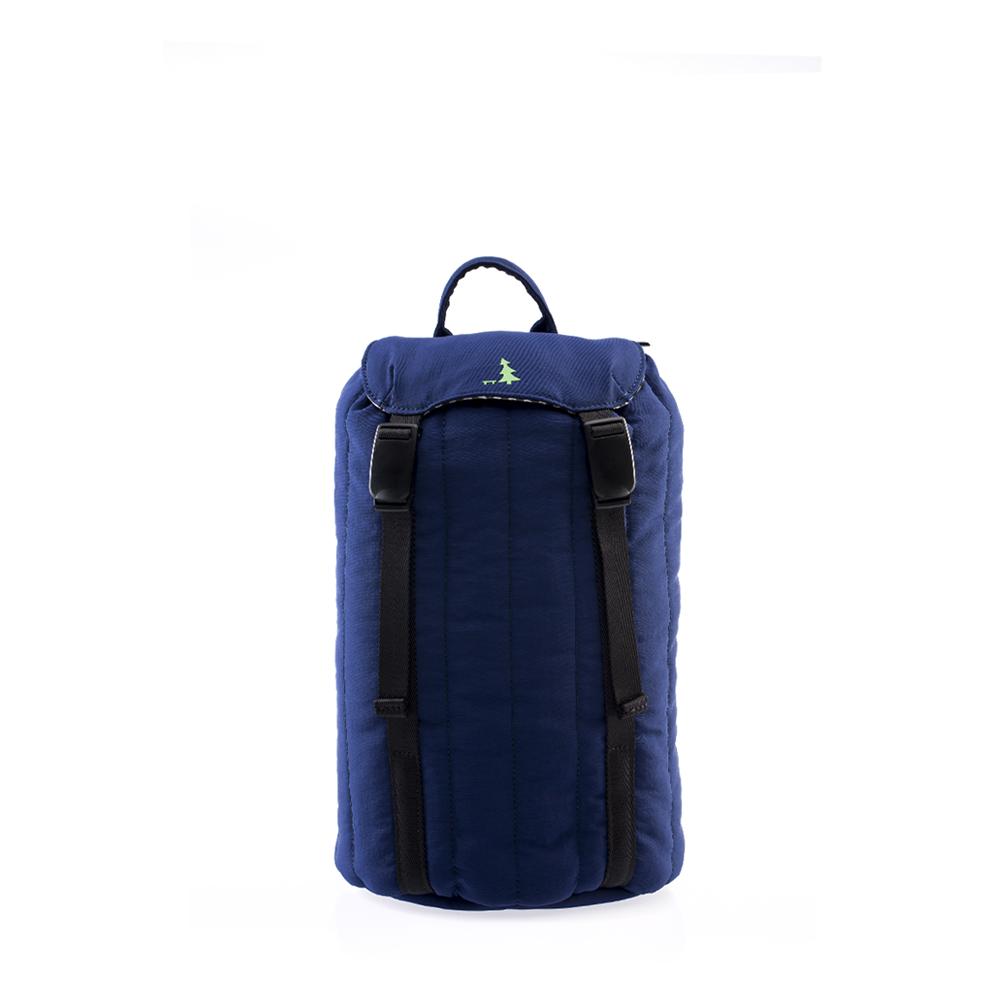 Mueslii puffer top loader made of Cordura nylon and Ykk zips, color  vintage  blue, capacity 8 liters.