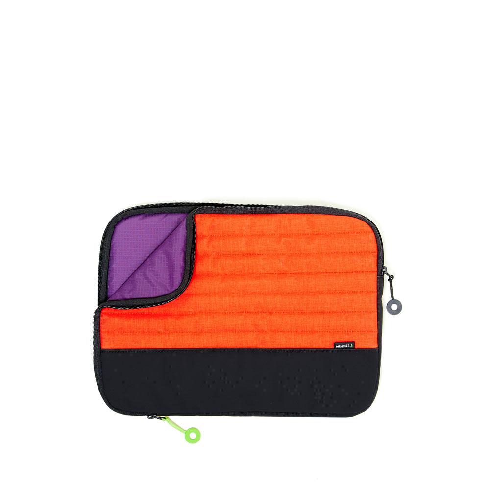 Mueslii 13" padded laptop sleeves made of rip stop nylon and Ykk zips.