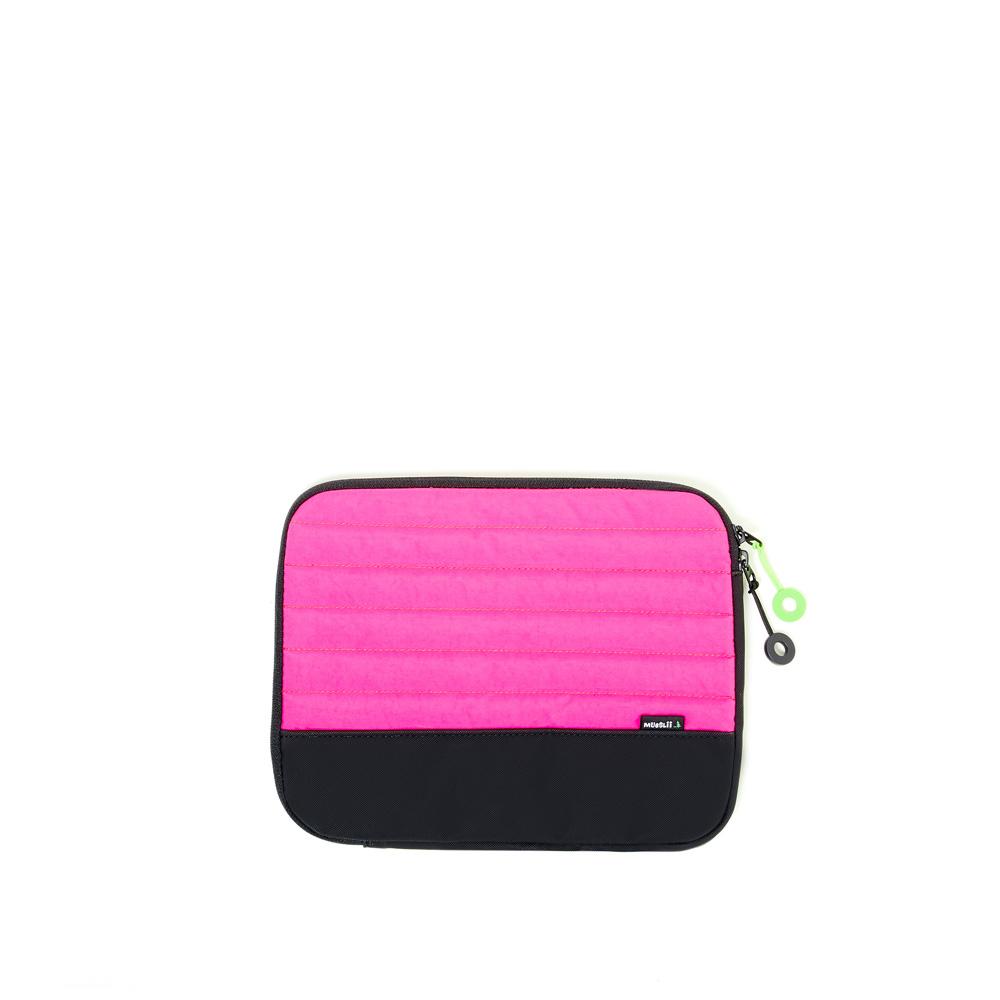 Mueslii padded iPad sleeves made of rip stop nylon and Ykk zips.