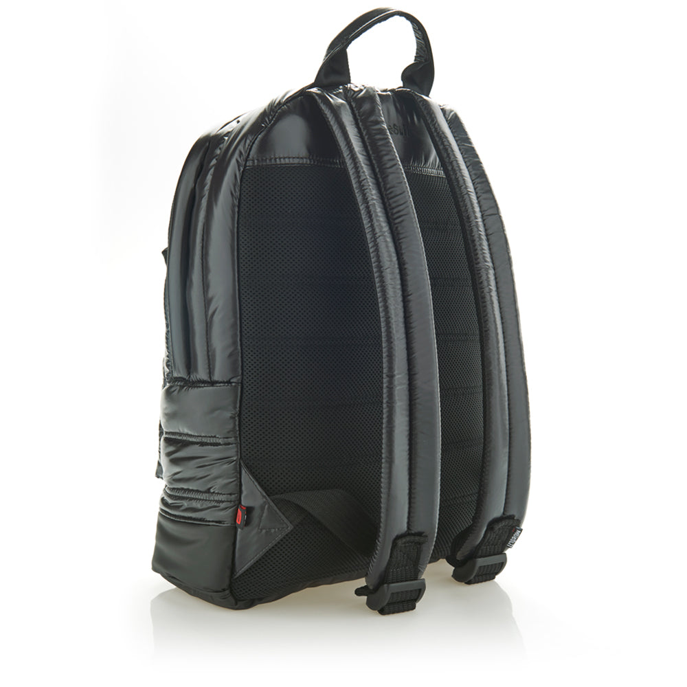 Mueslii original puffer daily backpack made of high density nylon and Ykk zips